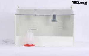 Aufzuchtbox AB 60, Brutbox, Kkenaufzuchtbox mit Wrmestrahler, PVC beschichtet, fr Geflgel, Reptilien und Kleintiere