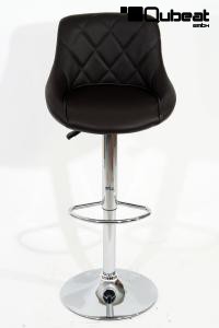 Barhocker braun hhenverstellbar und gepolstert - "Clarissa"