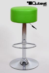 Barstool green grassgreen height adjustable round seat classical comfortably padded - "Tan"