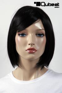 Beautiful, black wig made of 100% kanekalon