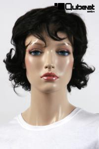 Beautiful, black wig with wavy hair