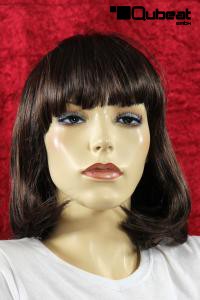 Beautiful, brown wig with bangs