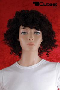 Beautiful curly wig in black