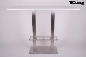 Bistro Table White, Angular Table Top XXL, 70 x 150cm, 50kg-