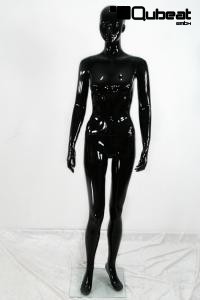 Black Mannequin, Shining, with Facial Contours