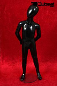 Black shining child window dummy