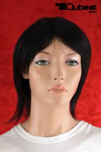 black, short cut wig for women