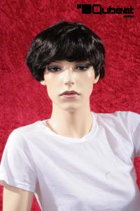 Black short hair wig