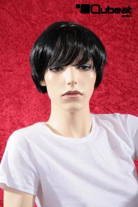 Black short wig