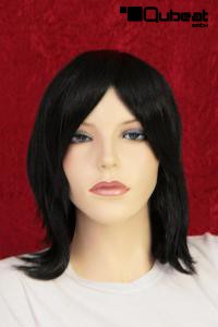 Black straight wig mediumlong
