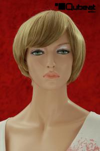 blond curled short hair wig for ladies
