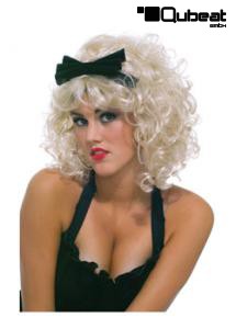 Blonde 80er Jahre Percke
