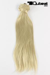 Blonde Extensions, glattes Haar