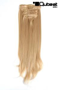Blonde Extensions mit Clip-In-Technik