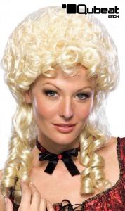 Blonde Locken Percke im Mittelalterstil