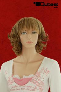 Blonde Lockenpercke mit braunen Strhnchen