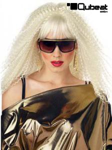 Blonde Percke mit Locken