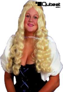 Blonde Percke mit Locken