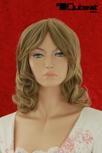 Blonde Percke mit schwarzen Strhnchen