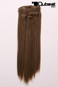 Braune Extensions mit Clip-In-Technik 7 Teile