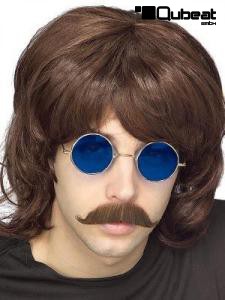 Braune Hippie - Percke