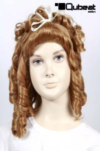braune Kinderpercke mit Locken