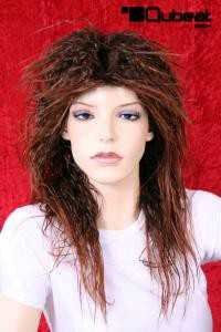 Braune Langhaarpercke mit Locken