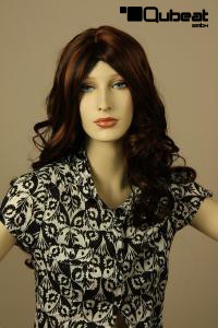 Braune Percke mit Locken