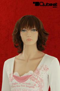 Braune Percke mit Locken
