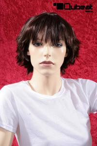 Brown feminin short hair wig