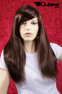 Brown long hair wig