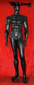 B-Ware M�nnliche Schaufensterpuppe, schwarz, faceless
