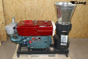 B-Ware Pelletpresse, Bastlerstck, Pelletiermaschine 22 PS, Dieselmotor