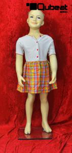 Child mannequin, faceless, skin