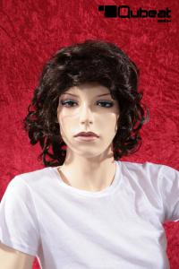 Curly brown wig