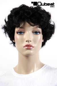 Darkbrown short curly wig