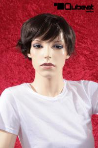 Darkbrown short hair wig