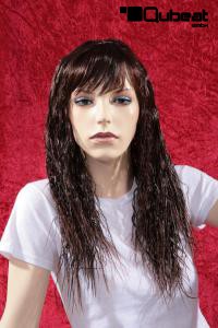 Darkbrown wig wavy
