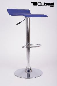 Design Barhocker blau hhenverstellbar 360 drehbar - "Sunny"