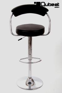 Designer Barstool black height adjustable by gas lift action &#8211;