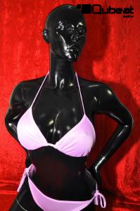 Dull black window mannequin