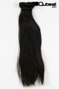 Dunkelbraune Extensions 40 cm Clip-In-Extensions