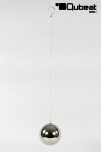 Edelstahlkugel Ball mit Aufhngung und Haken 10cm  Dekoration rostfrei