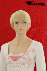 Elegante blonde Kurzhaarpercke