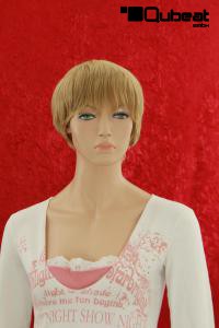 Elegante blonde Kurzhaarpercke