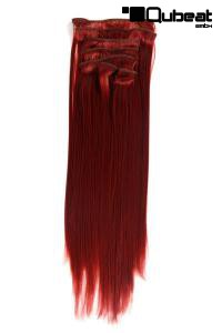Extensions in flammendem Rot aus Kanekalon