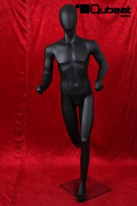 Faceless black male window mannequin