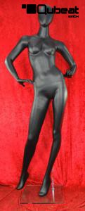 Female Mannequin, faceless, dull black