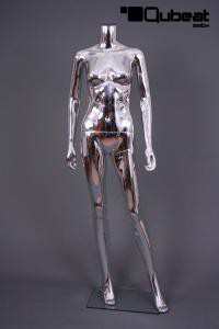 Female Mannequin headless chrome
