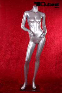 Female Mannequin headless silver